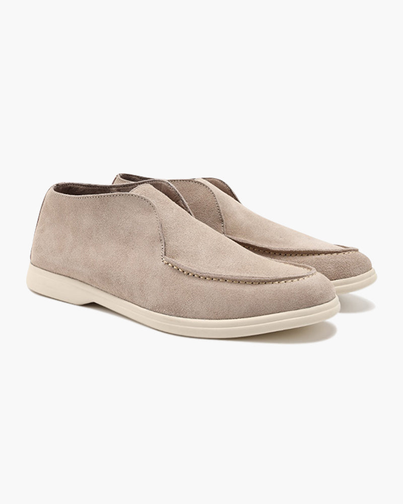 High-Top-Loafer aus Wildleder