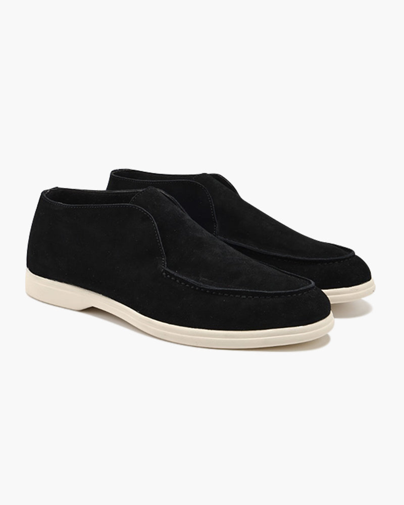 High-Top-Loafer aus Wildleder
