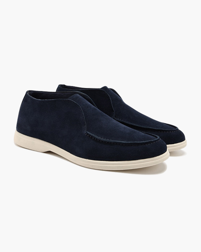 High-Top-Loafer aus Wildleder