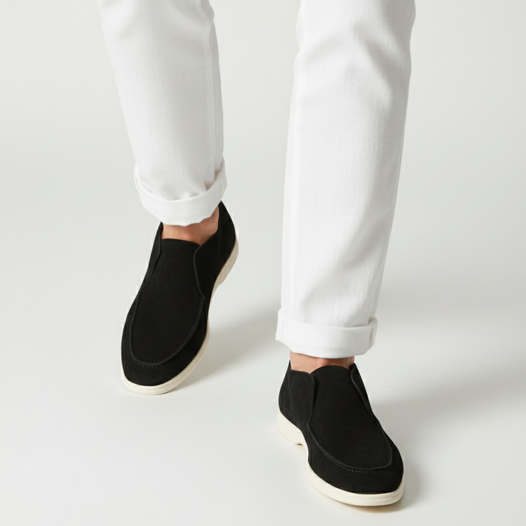 High-Top-Loafer aus Wildleder