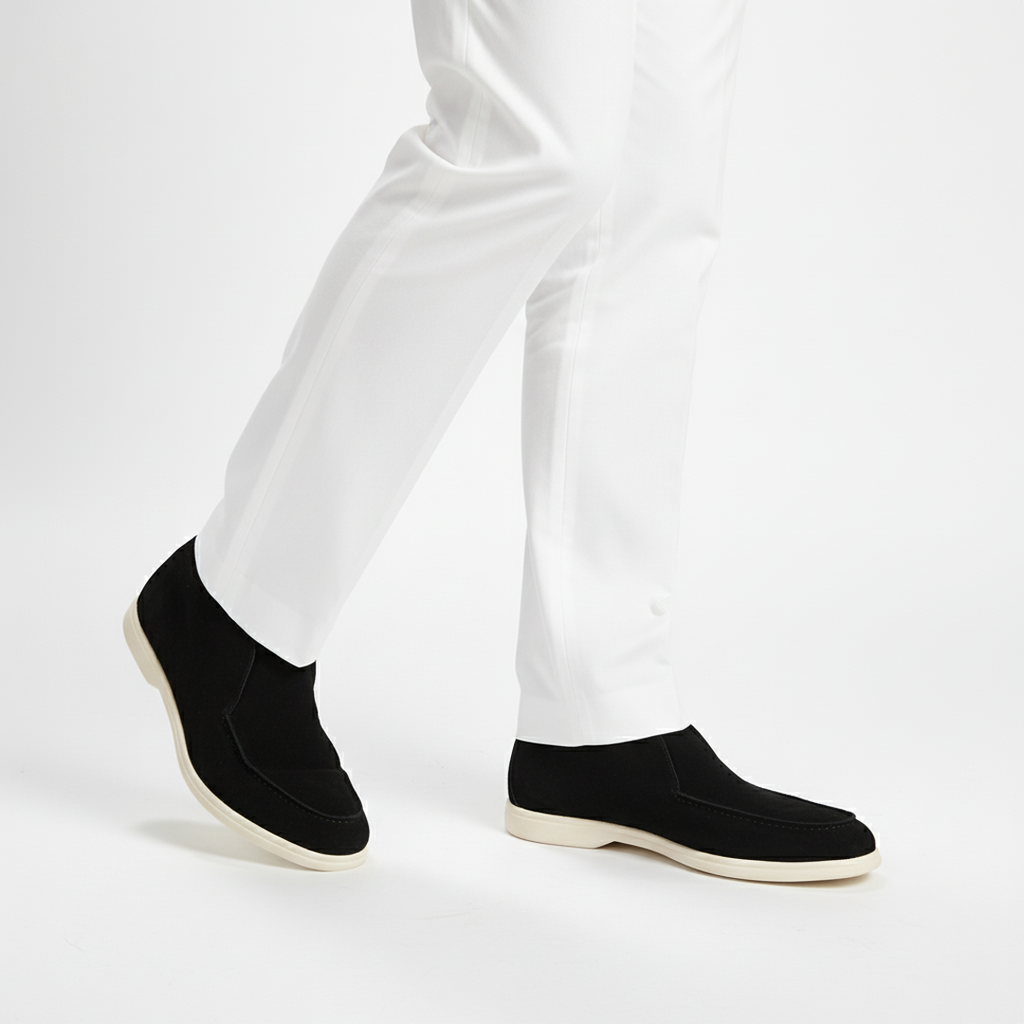 High-Top-Loafer aus Wildleder