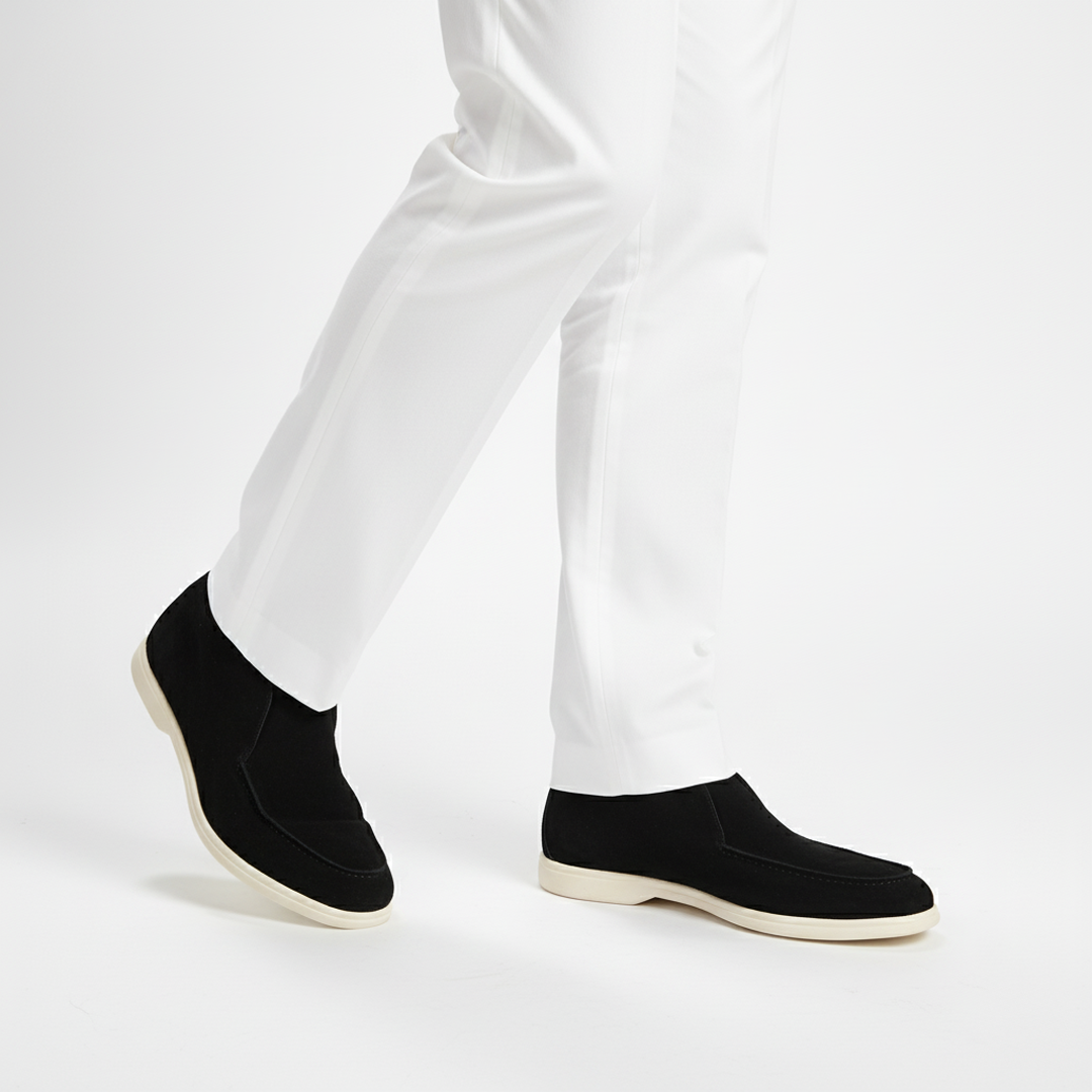 High-Top-Loafer aus Wildleder