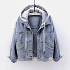 Constantino Valka Hooded Denim Jacket