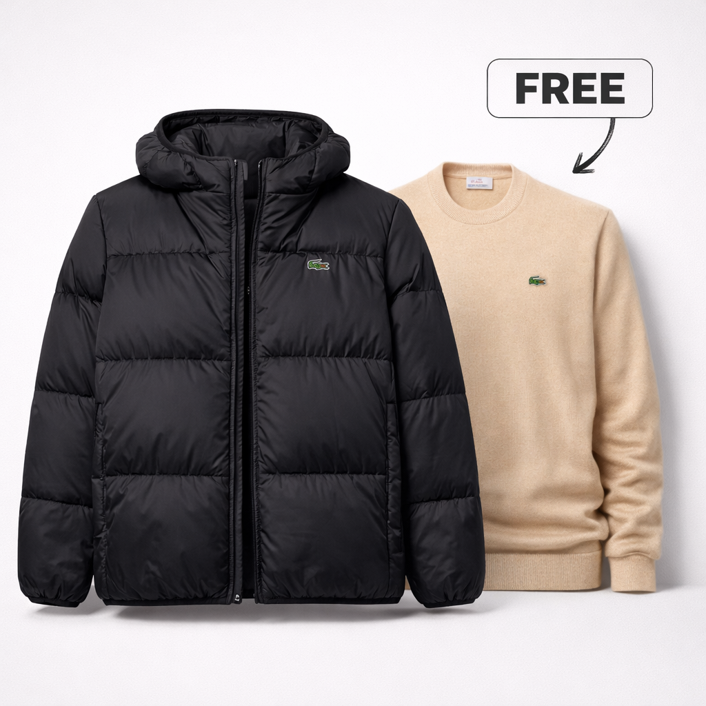 R&F Men's Puffer Jacket + FREE SWEATER