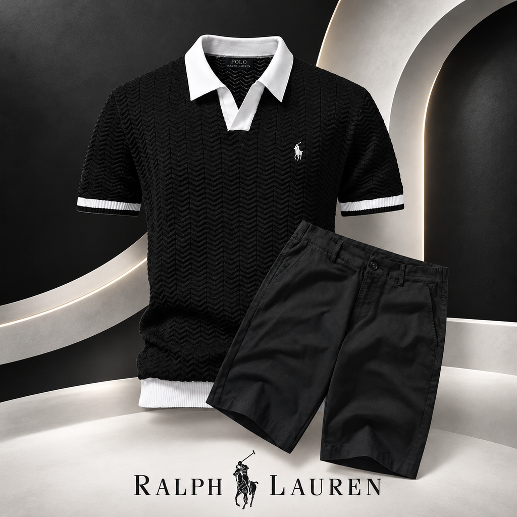 RL Old Money Polo Shirt + Shorts Set