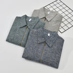 Constantino Taro Cotton Linen Zip Jacket