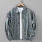 Constantino Taro Cotton Linen Zip Jacket