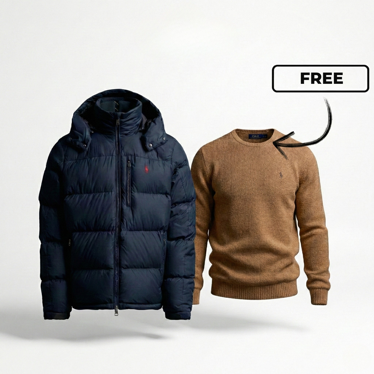 R&F GORHAM DOWN JACKET + FREE SWEATER