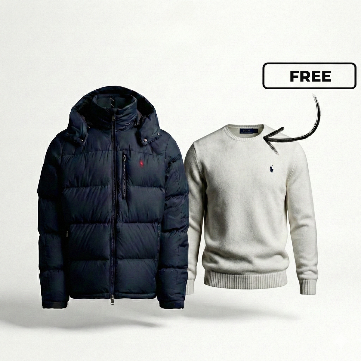R&F GORHAM DOWN JACKET + FREE SWEATER