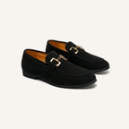 Mocassim Loafer Masculino de Camurça Luxury preto