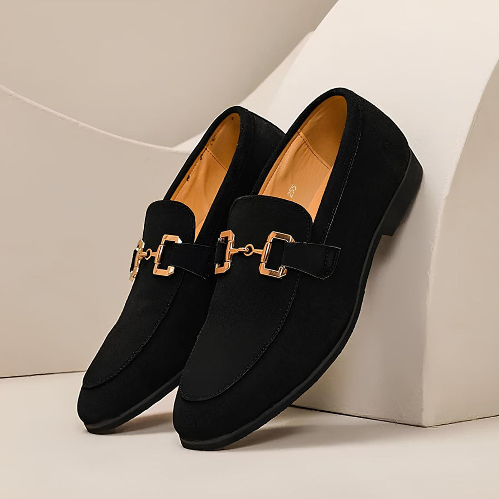 Minimalistischer Wildleder-Loafer Carvell Line