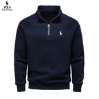 Premium Thermal Cotton Zip Sweater