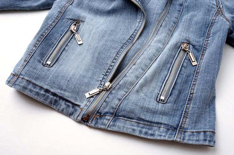 Constantino Freya Jeansjacke mit Reißverschluss
