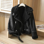 Colette Shearling Suede Jacket