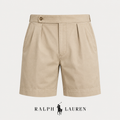 RL Relaxed Fit Pleated Twill Short