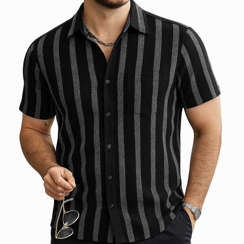 Castello Striped Linen Shirt