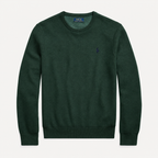 RL Mesh-Knit Cotton Crewneck Sweater