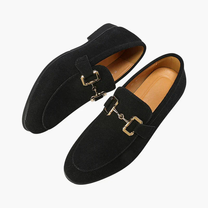 Minimalistischer Wildleder-Loafer Carvell Line