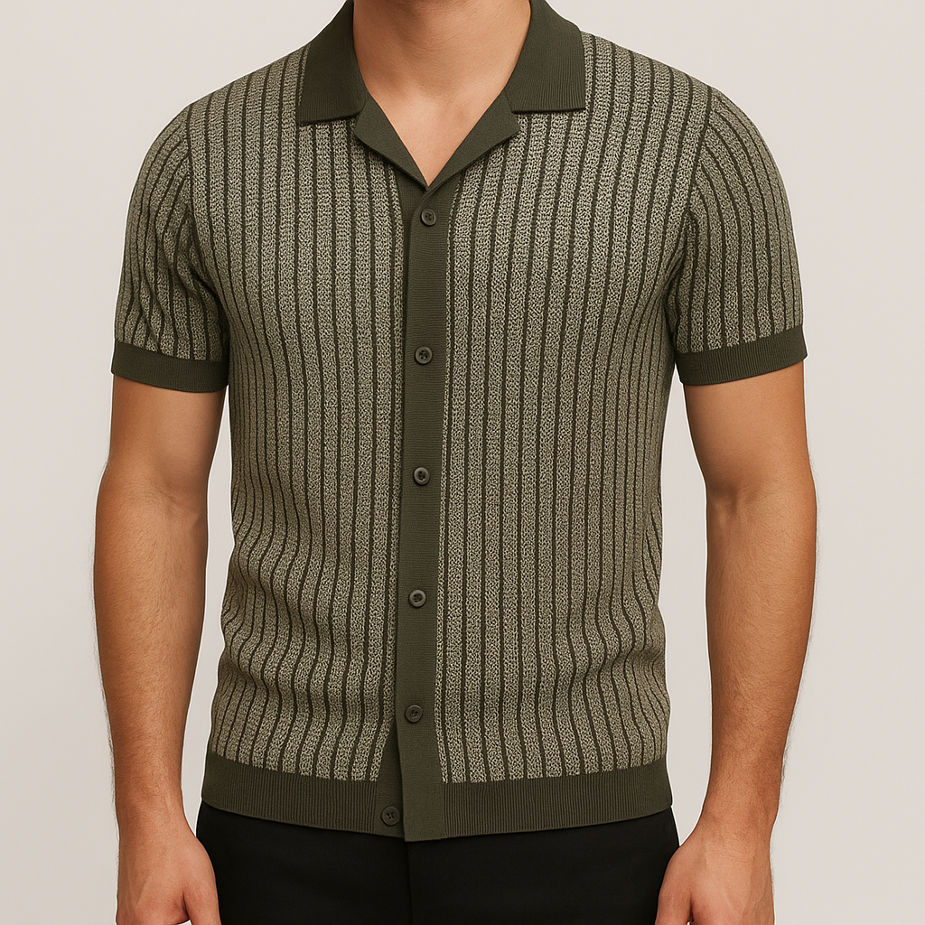 Monaco Textured Knit Polo