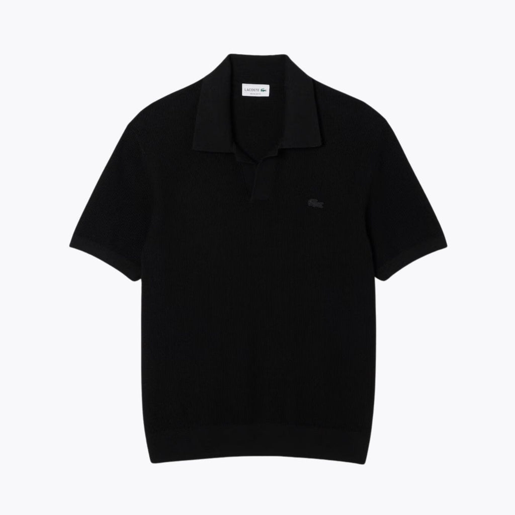LC Cotton Blend Open Polo Collar Sweater