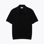 LC Cotton Blend Open Polo Collar Sweater