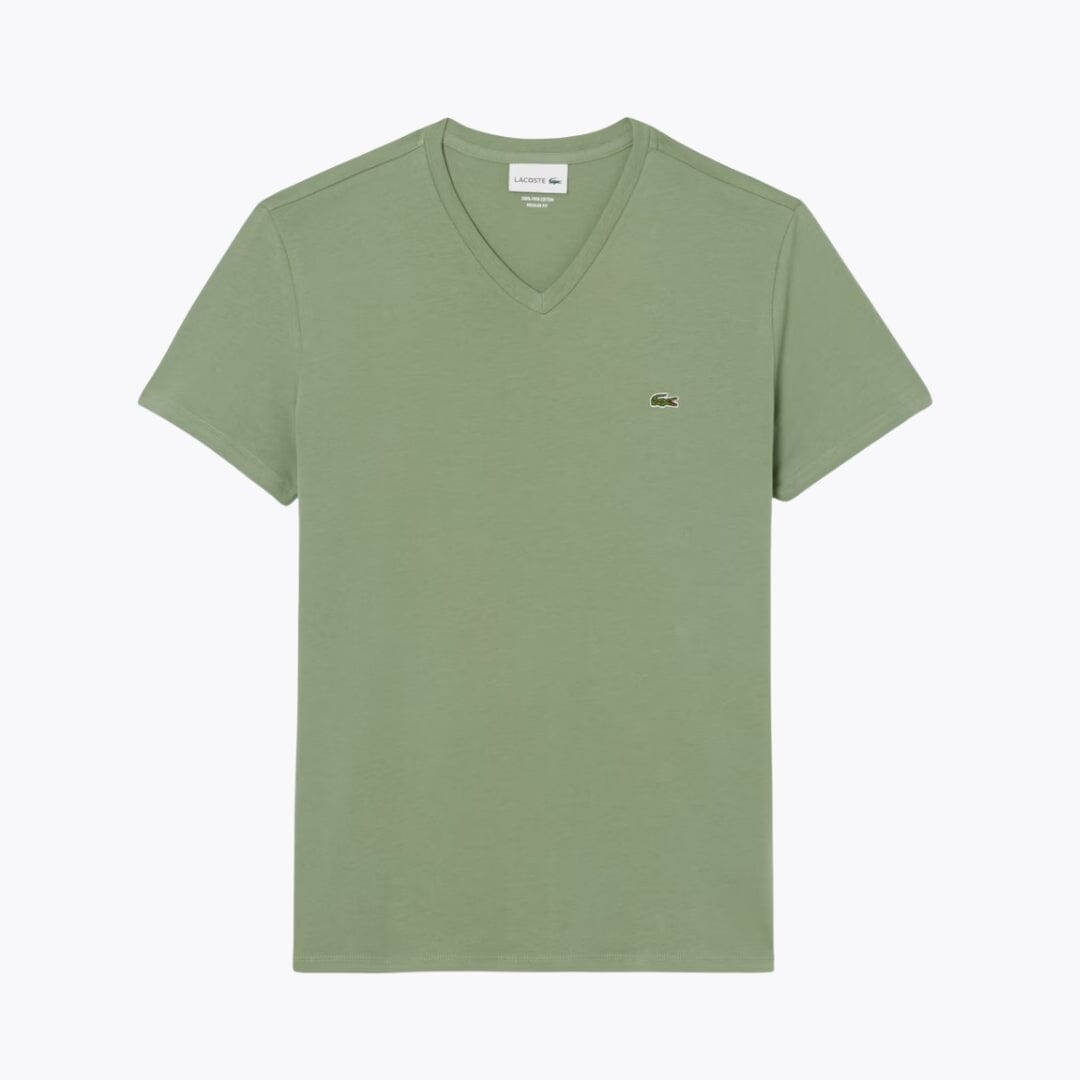 LC Lightweight Cotton Pima V-Ausschnitt T-Shirt
