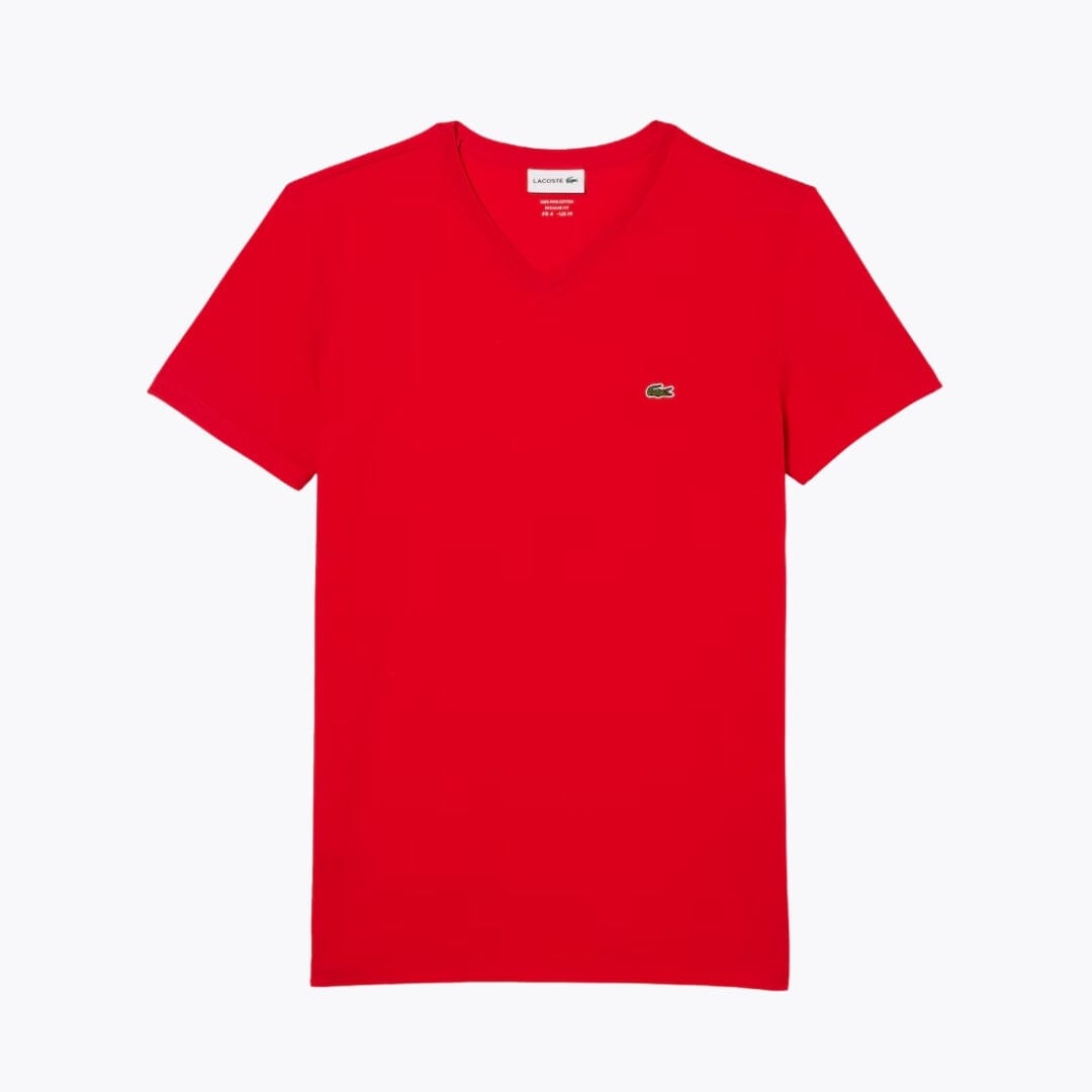 LC Lightweight Cotton Pima V-Ausschnitt T-Shirt