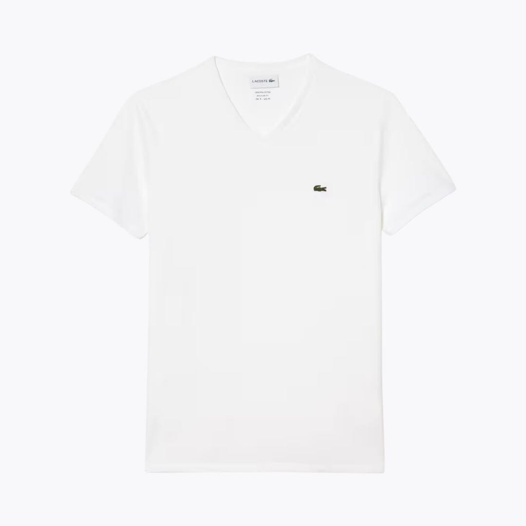 LC Lightweight Cotton Pima V-Ausschnitt T-Shirt