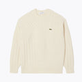 LC Relaxed Fit Patchwork Effect Wool Sweater
