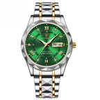 POEDAGAR Luminous Steel 40mm Uhr - Wasserdicht | Transferierter Stahl