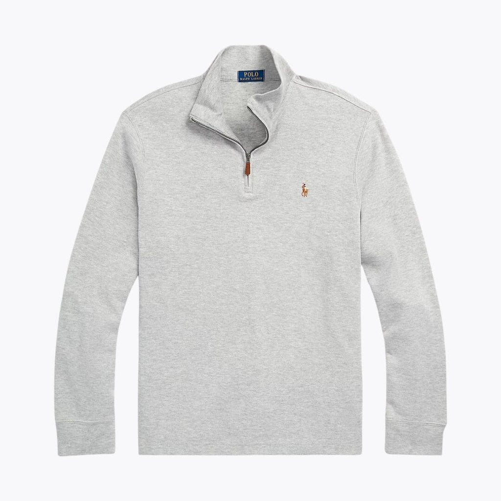 RL Estate-Rib Quarter-Zip Pullover