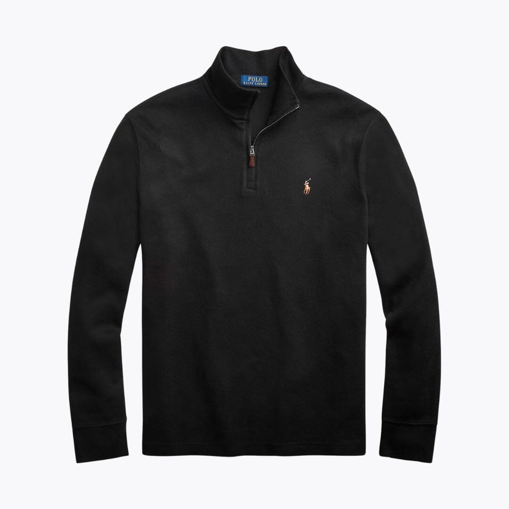 RL Estate-Rib Quarter-Zip Pullover