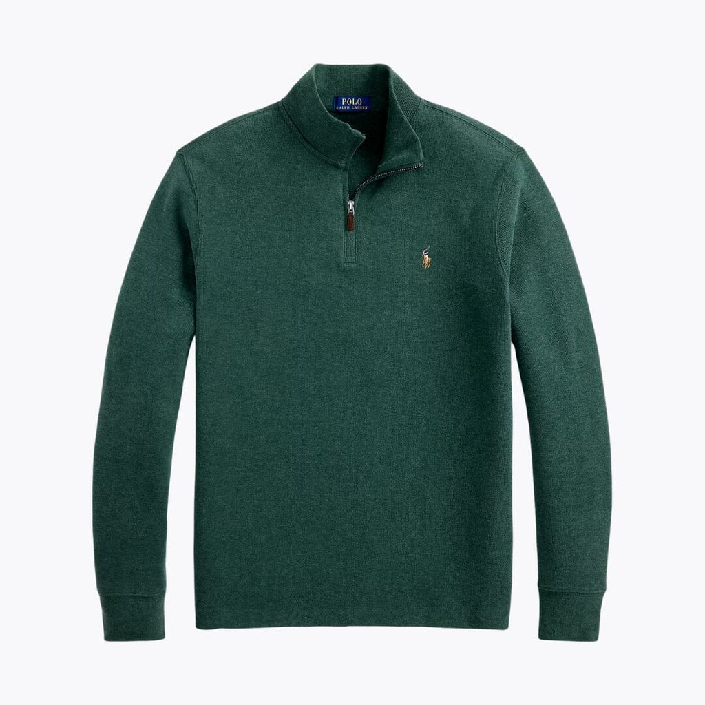 RL Estate-Rib Quarter-Zip Pullover