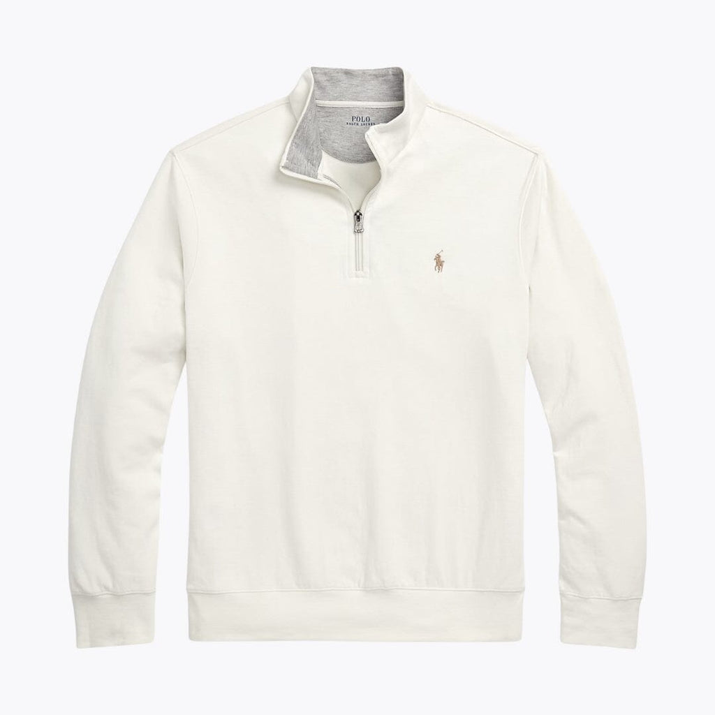 RL Luxury Jersey Quarter-Zip Pullover