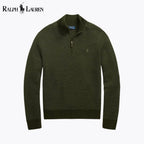 RL Washable Wool Quarter-Zip Sweater