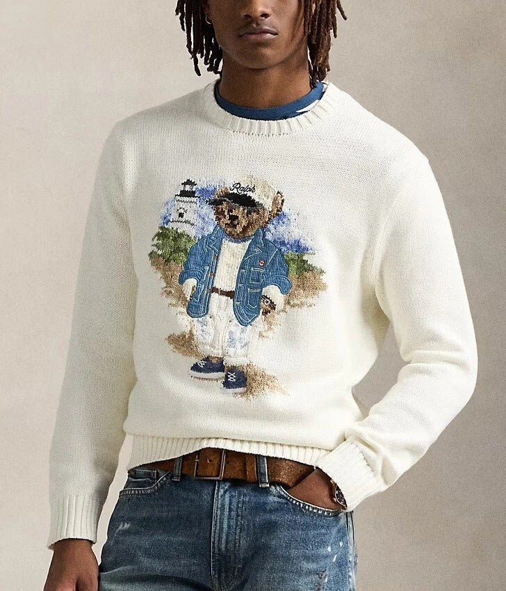 RL Sweate | Blue Polo Bear